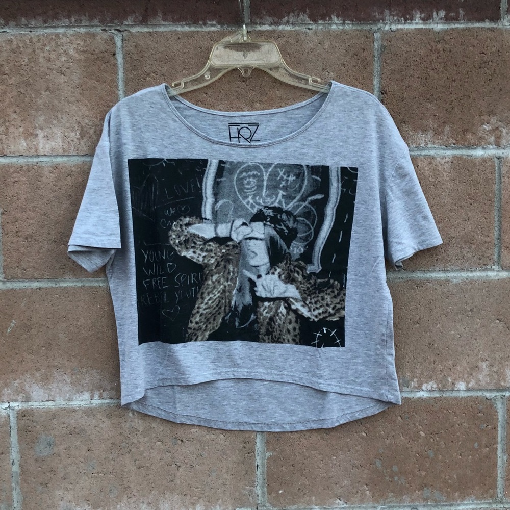 Medium Grey Flowy Shirt